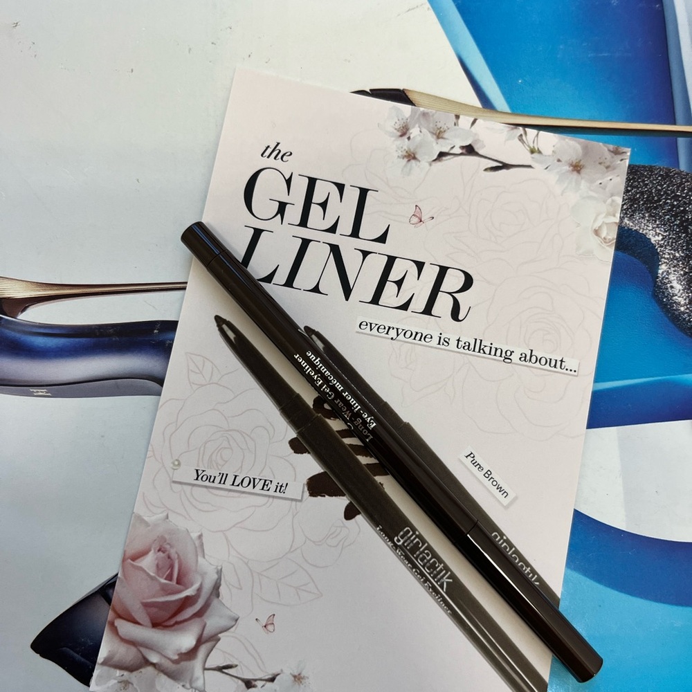 Girlactik Long-Wear Gel Liner Pure Brown Full Size New With Box USA Brand